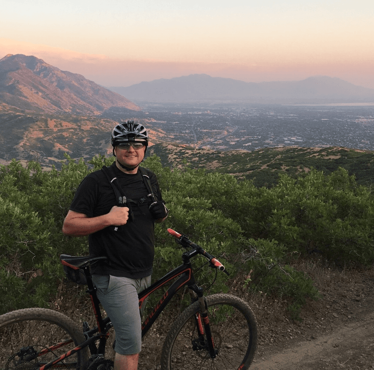 Mountain biking Mt. Timpanogos